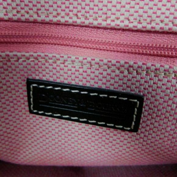 Dooney & Bourke Black and Grey Monogrammed Handbag - Picture 6 of 9